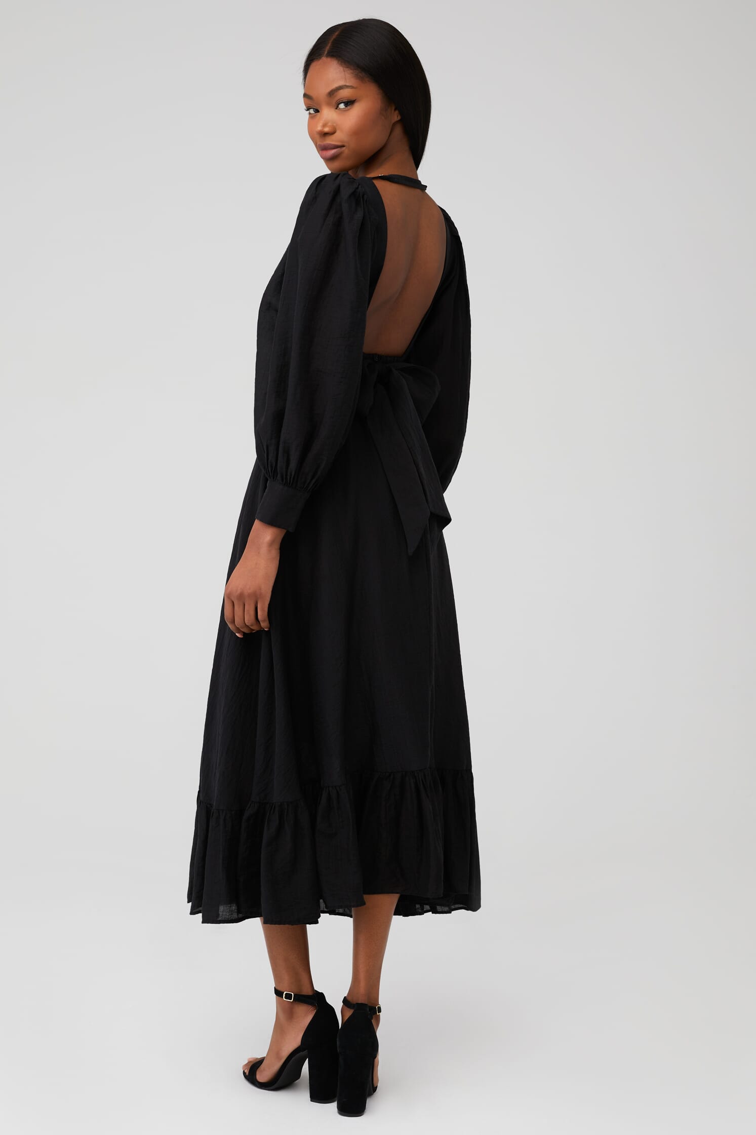 SABINA MUSAYEV | Daphna Dress in Black| FashionPass