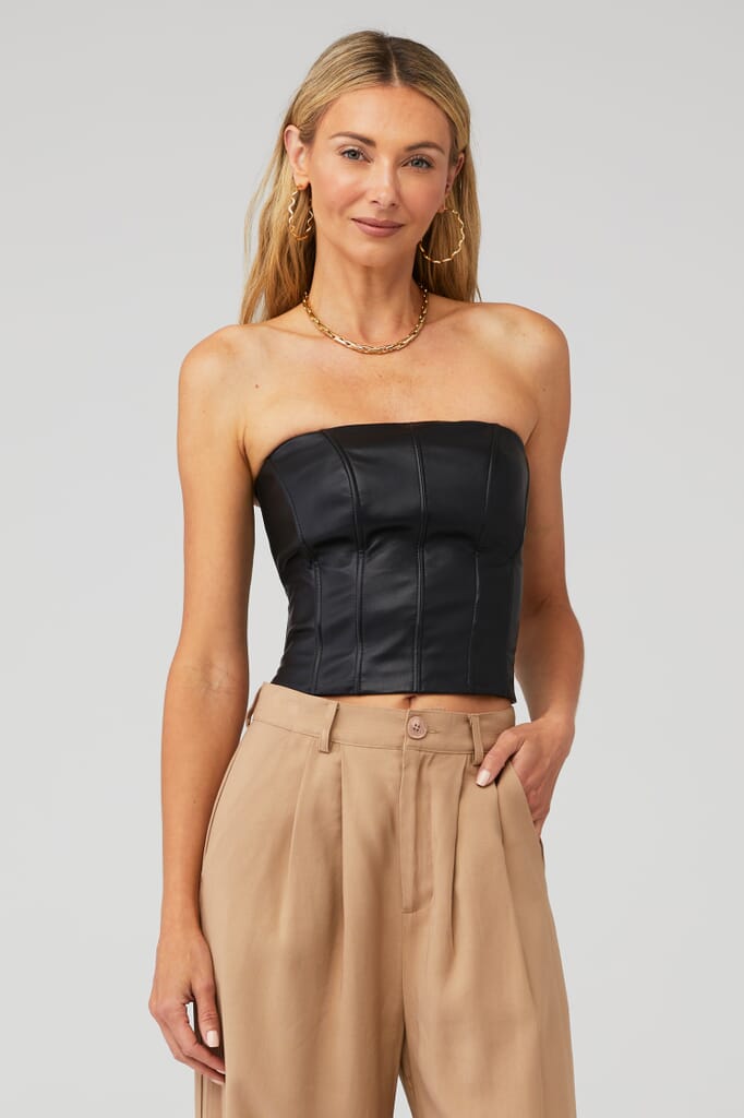 LaMarque Davina Leather Bustier - The LALA Look