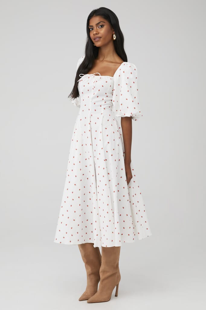 selkie corset puff midi dress Selkie Corset Puff Dress
