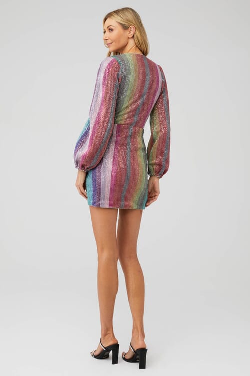 saylor rainbow dress