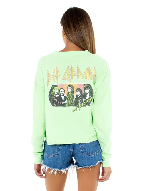 Green def hot sale leppard shirt