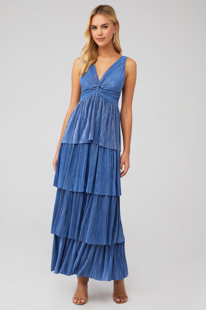 Niali | X Fashionpass One Shoulder Gown in Silver| FashionPass Niali | X Fashionpass One Shoulder Gown in Silver| FashionPass