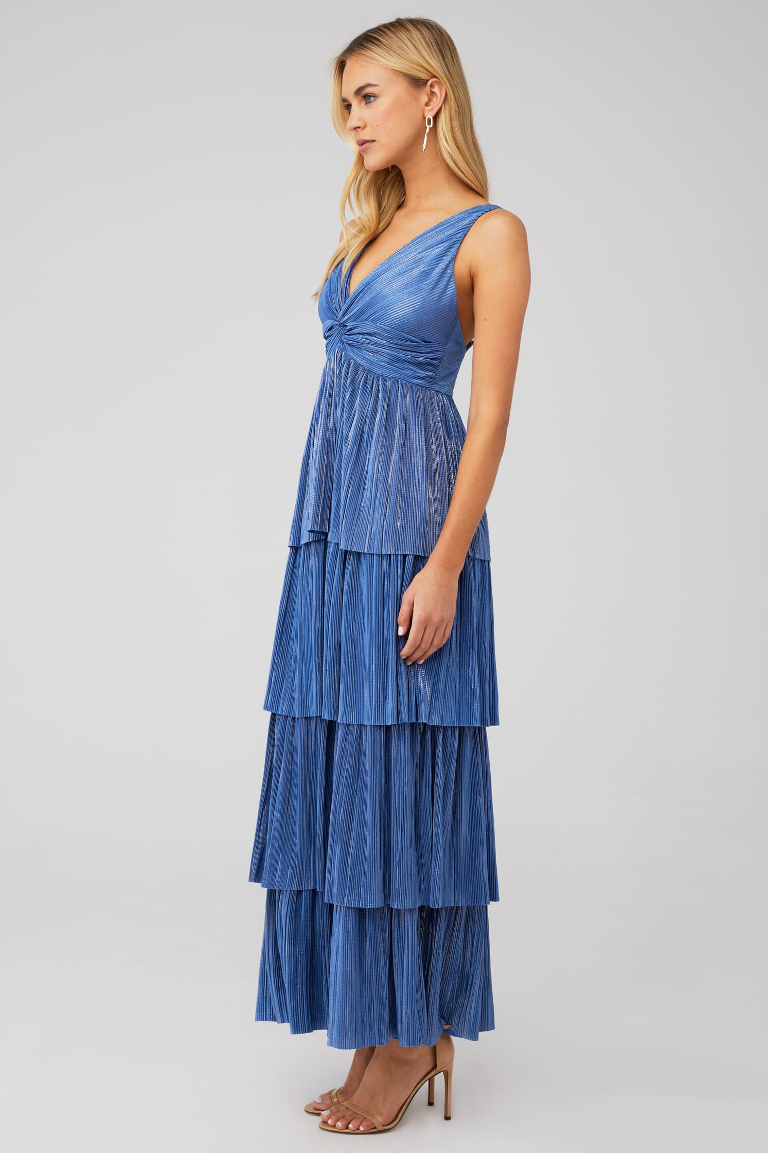 knit dress with pearl fringe Mew Mews Dagwood Pearl Fringe Mini Dress