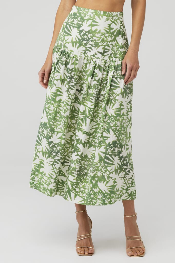 GABBY PLUS SIZE LINEN SKIRT – Costa Vita Purolino