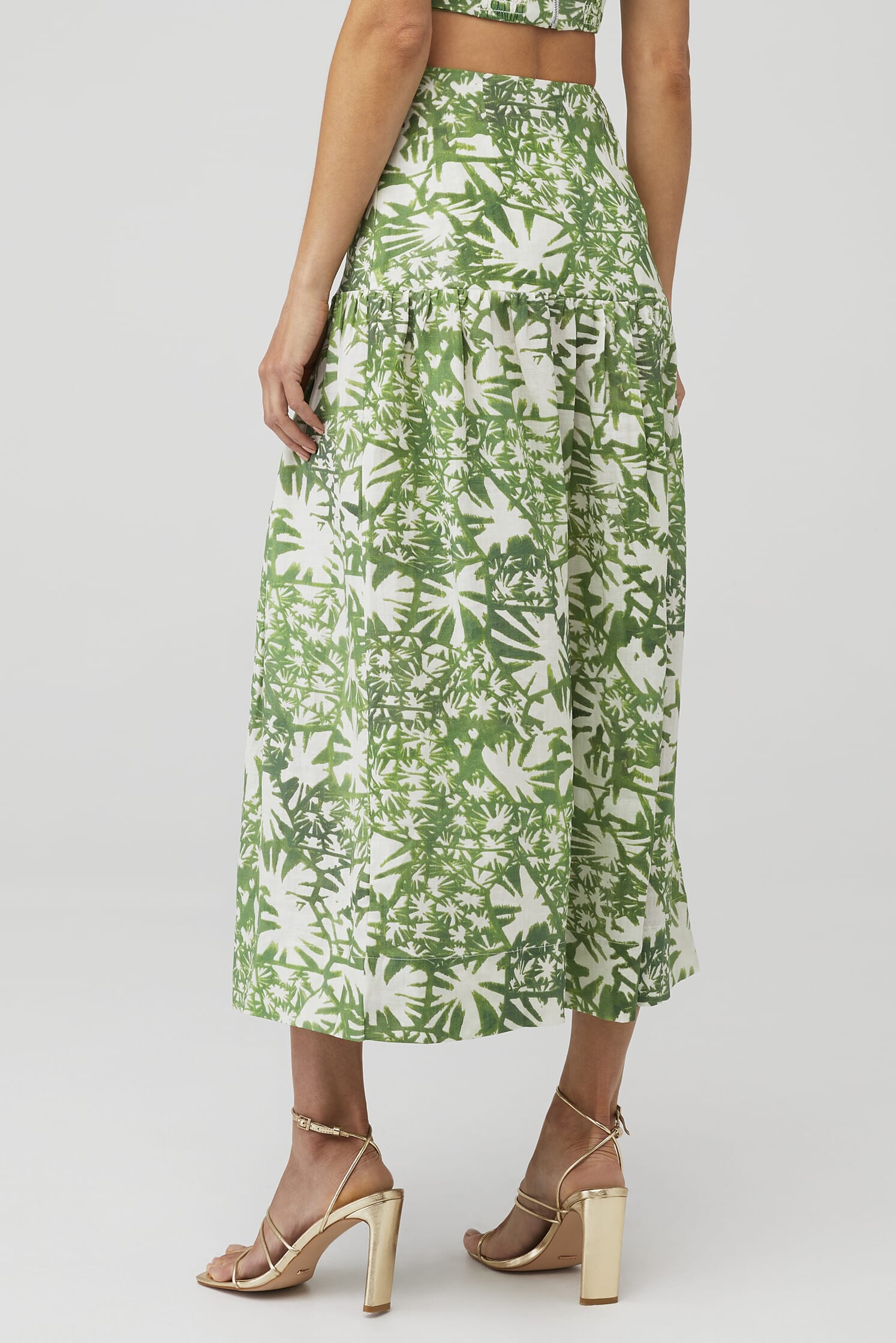 Karina Grimaldi | Devi Print Midi Skirt in Savanna | FashionPass