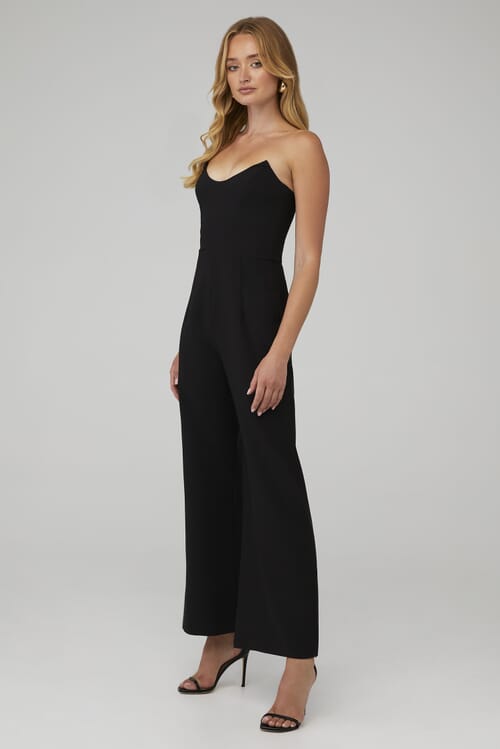 Black deals diamond jumpsuit