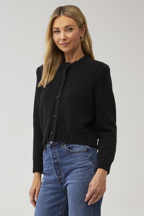 NIA | Diego Cardigan in Black| FashionPass