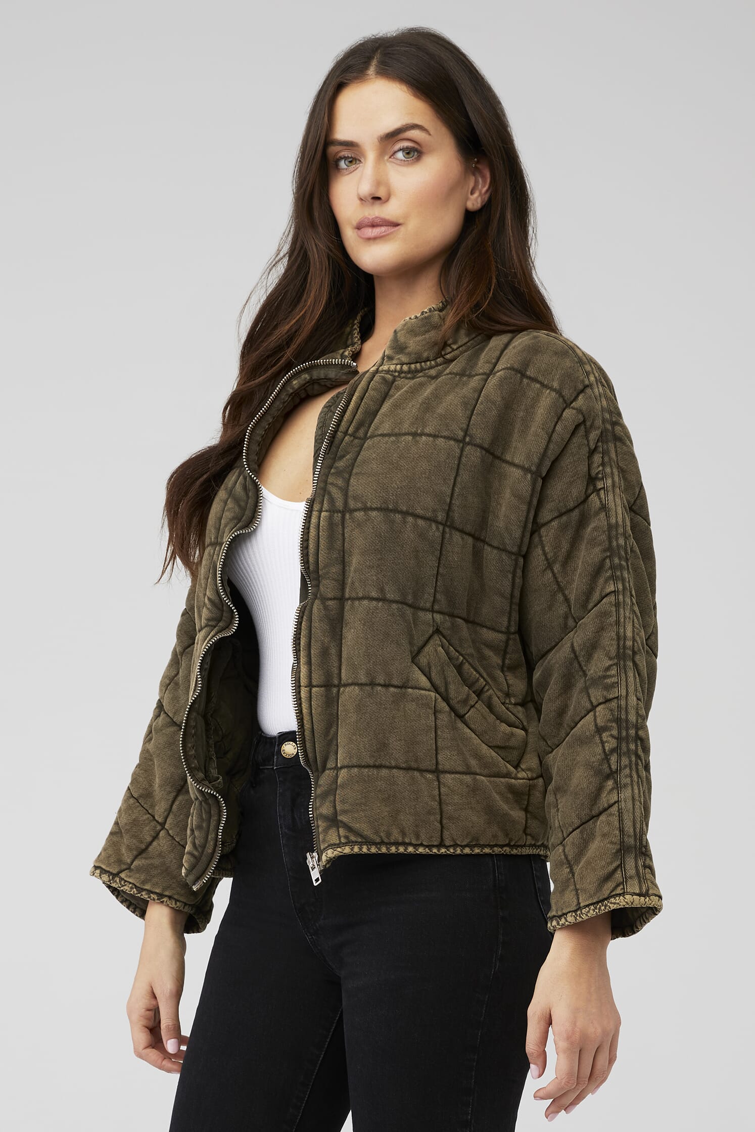 Free People Dolman Quilted Jacket … curated on LTK