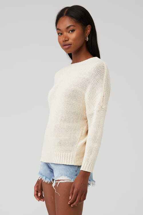 Cream knitted jumper best sale