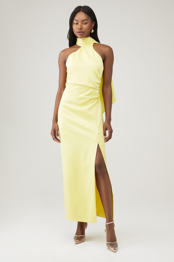 chinese dress ladies Lanai Maxi Dress Lemon main image 1