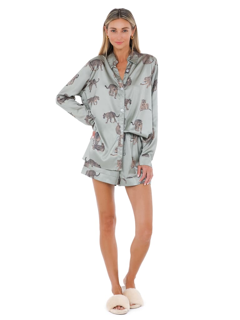 Show Me Your Mumu | Early Riser Pj Set in Feline Fine Silky| FashionPass