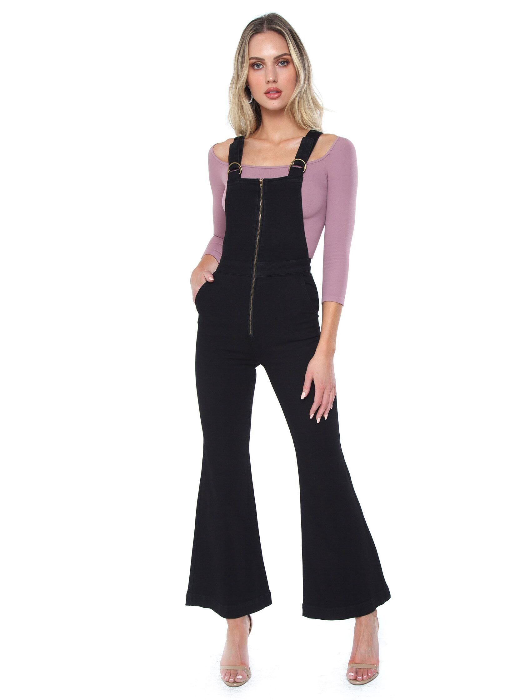 ROLLAS East Coast Flare Overall in Galaxy Black