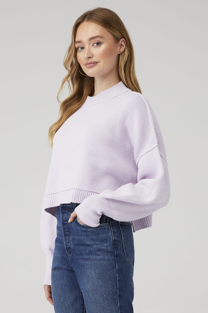Free People Easy Street Crop in Frost Lavender FashionPass Free People Easy Street Crop in Frost Lavender FashionPass