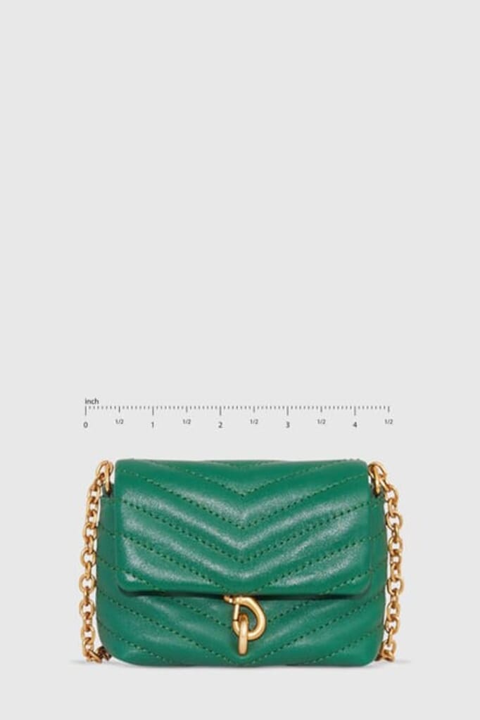 REBECCA MINKOFF Edie Chevron Quilted Leather Shoulder Bag