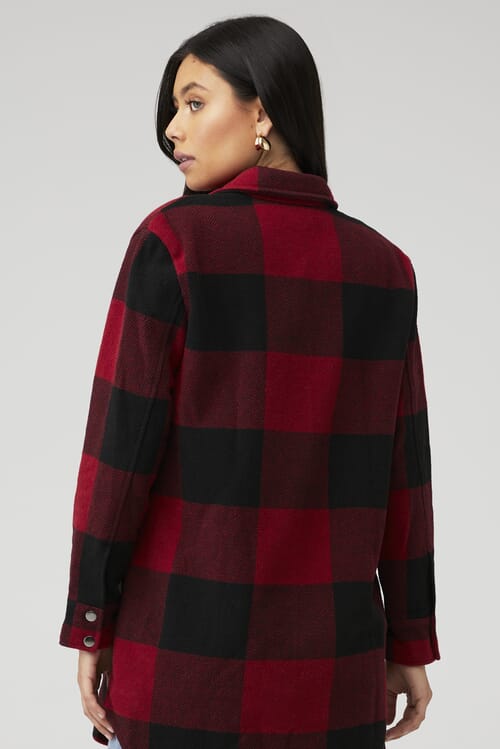 Bb dakota clearance red plaid jacket