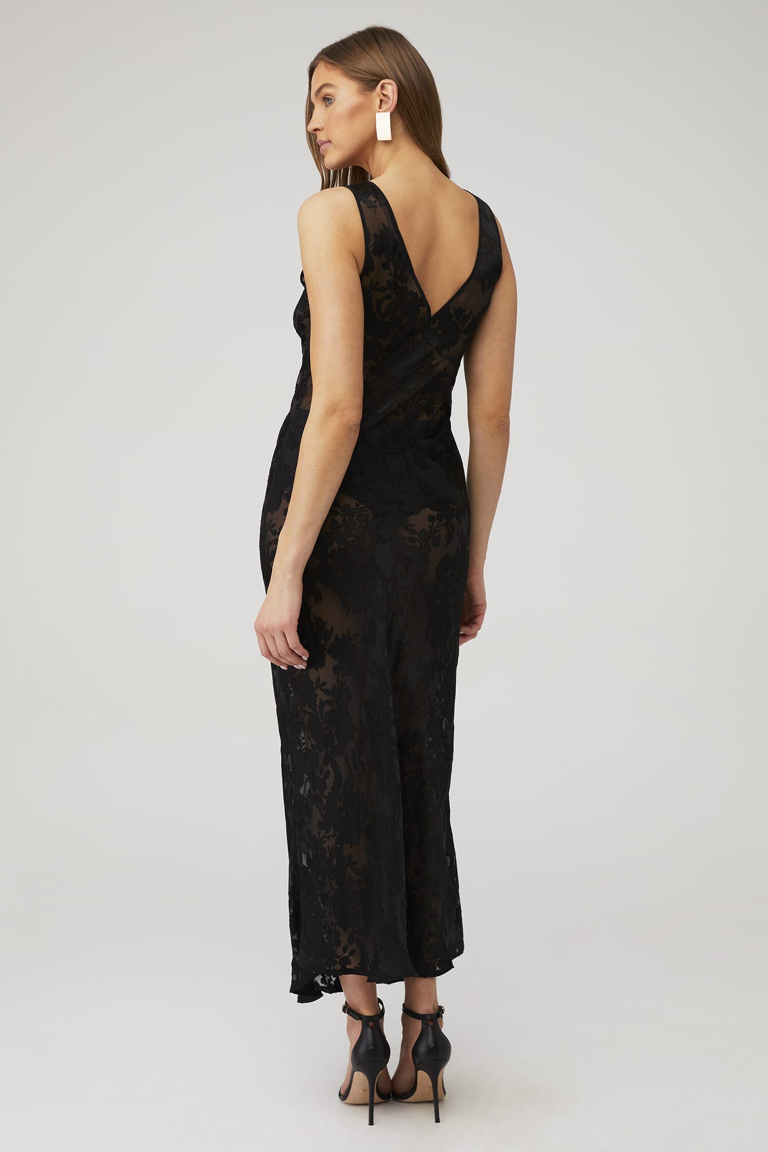 Rolla's | Eliza Burnout Dress in Black| FashionPass