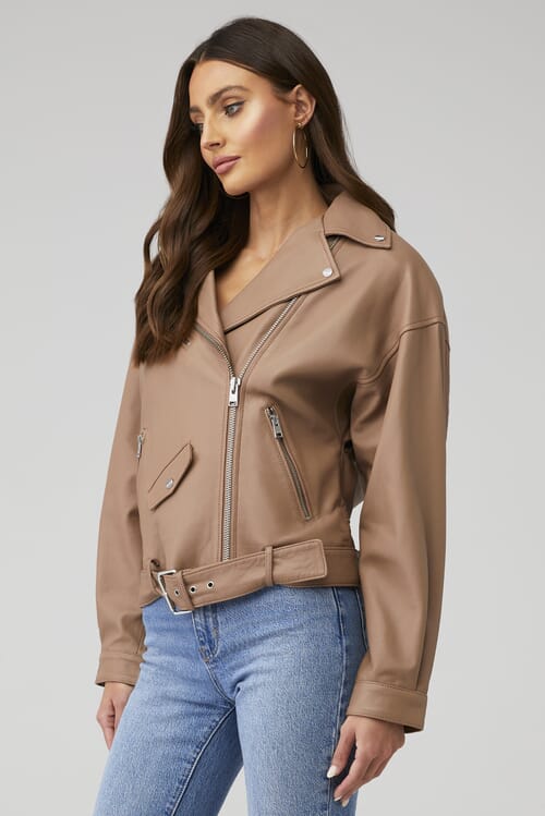 Lamarque leather hotsell moto jacket