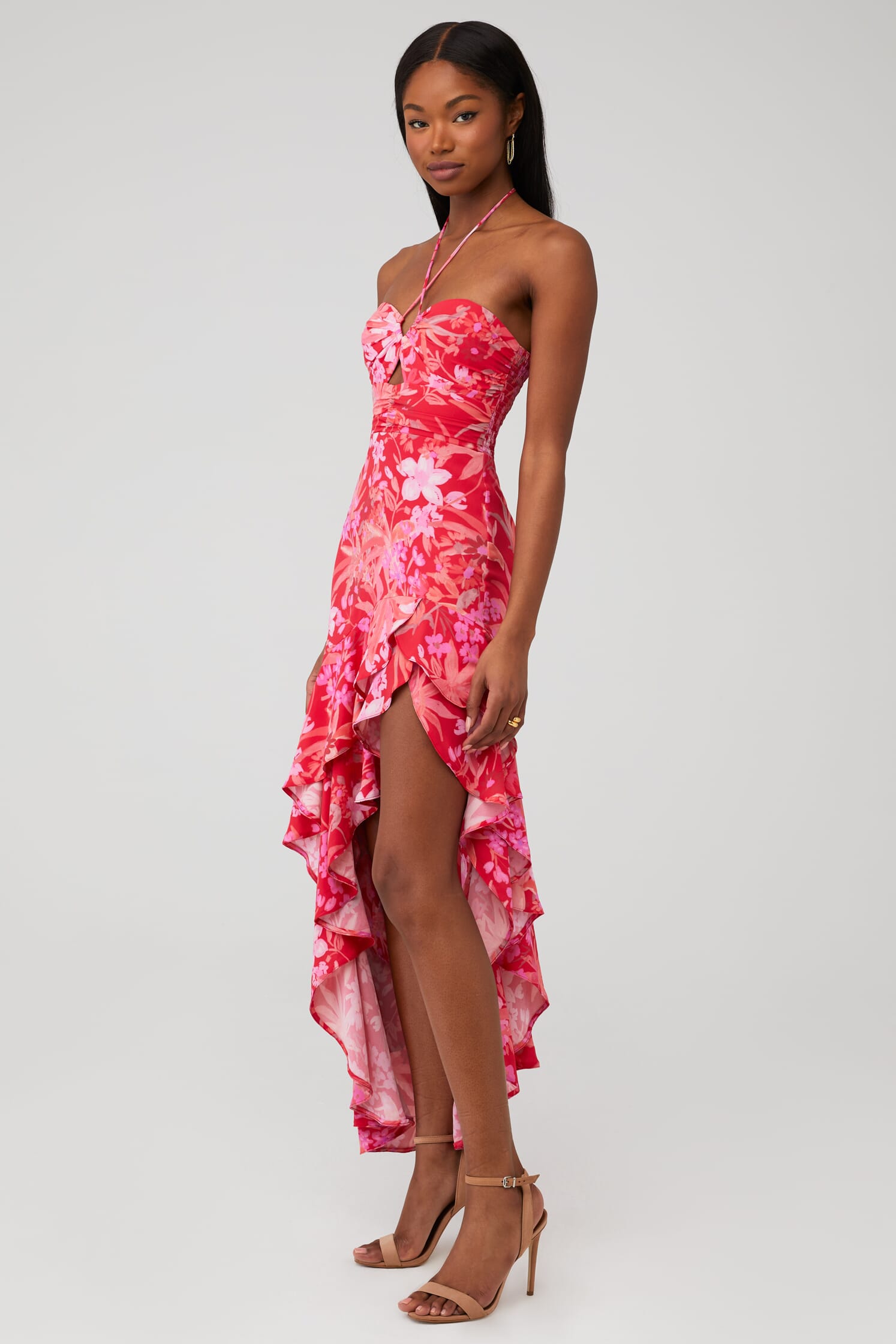 amanda uprichard red maxi dresses Amanda Uprichard X REVOLVE Cherri Gown in Red