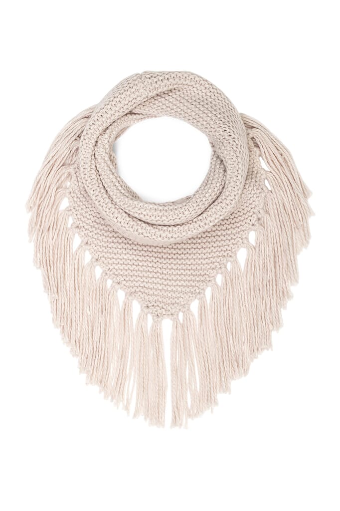 Michael Stars Eternal Fringes Scarf in Abalone