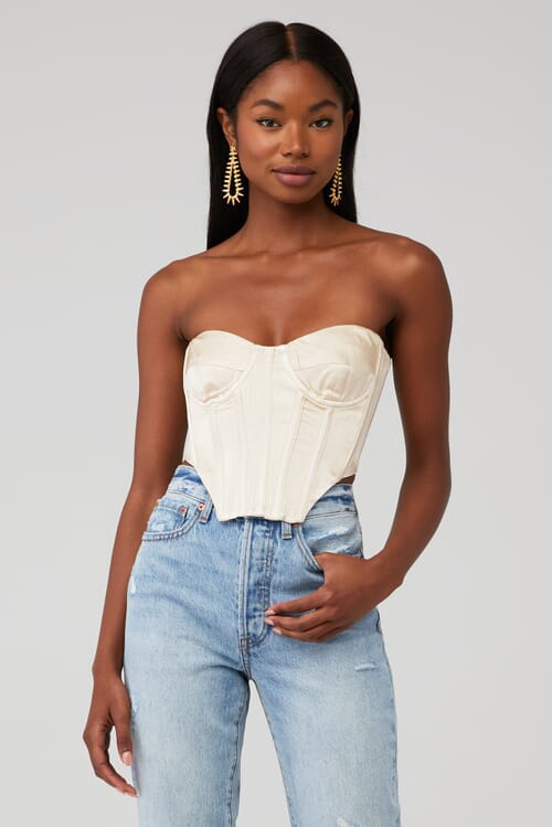 Shops bustier strapless