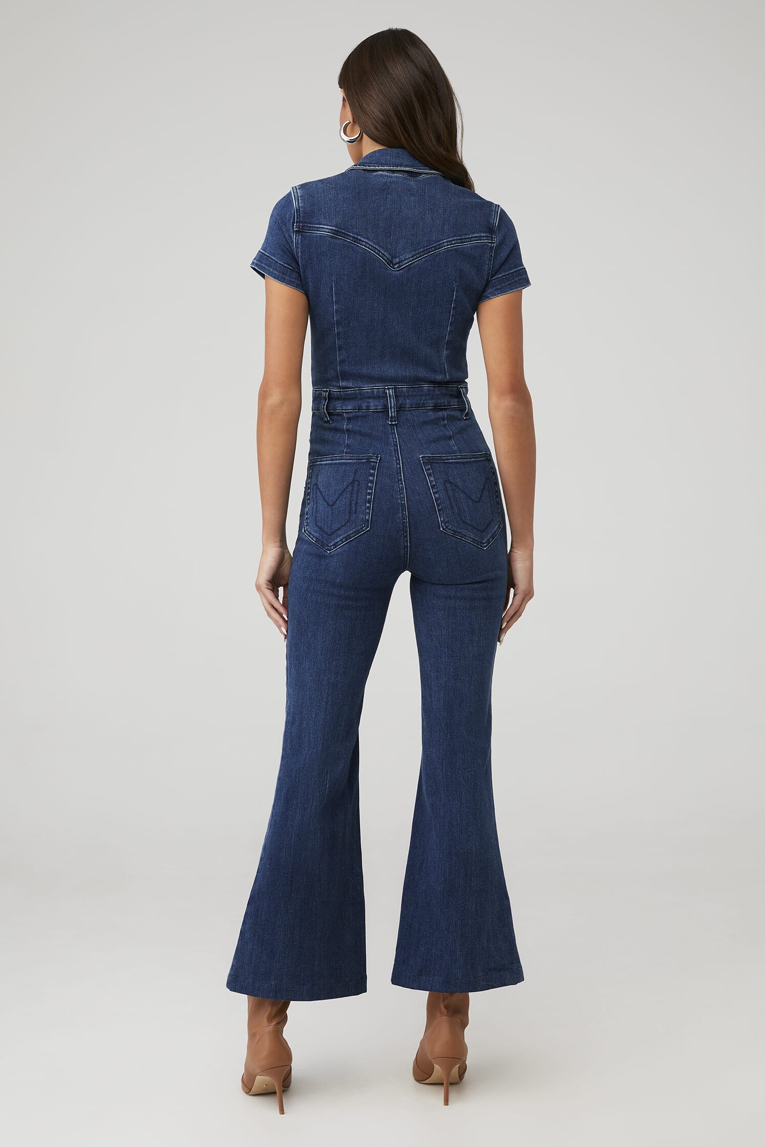  Show Me Your Mumu Womens Cropped Everhart Jumpsuit, Thunder,  Small US : Clothing, Shoes & Jewelry