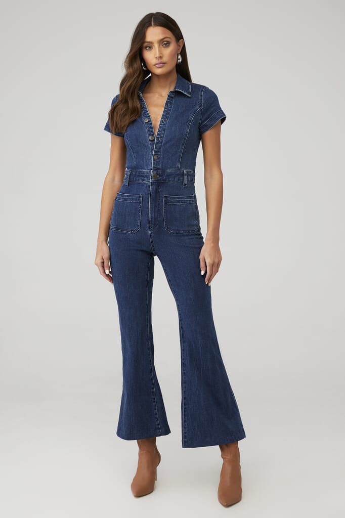 Show Me Your Mumu EVERHART JUMPSUIT in blue