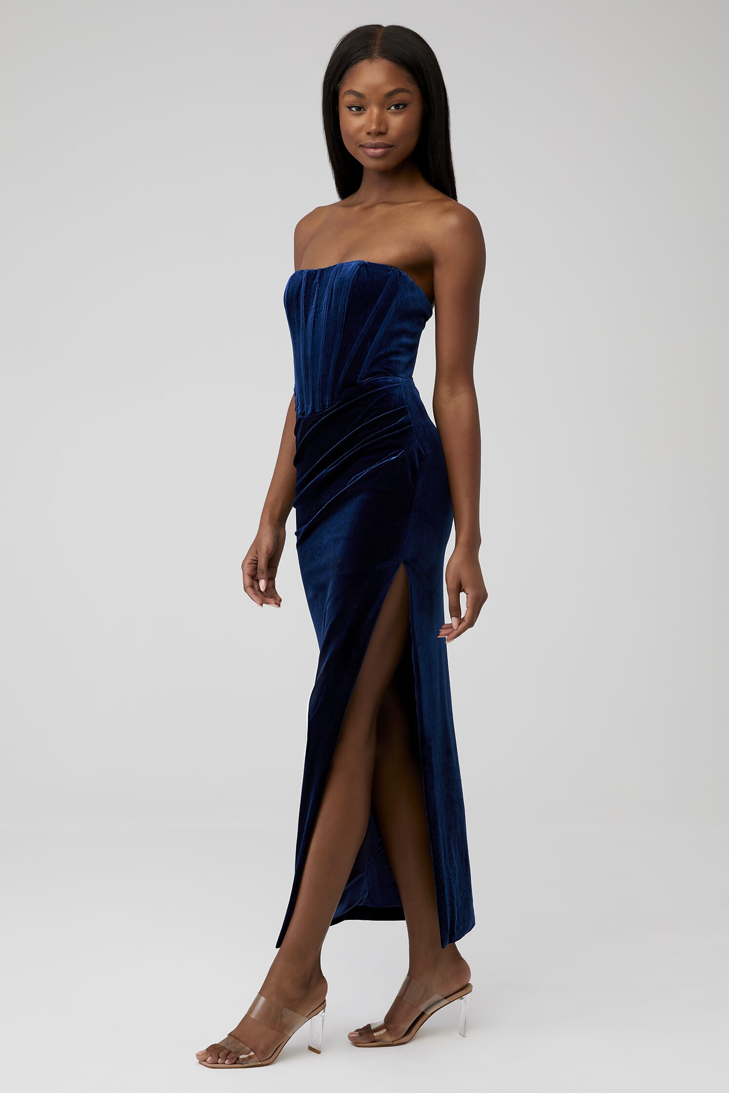 sachin and babi light blue dress David Meister