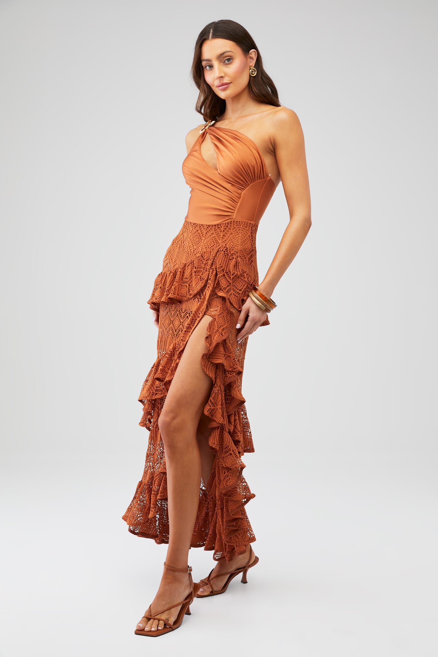 patbo palmeira netted beach dress Patbo Selene PRINTED Mesh Beach Dress