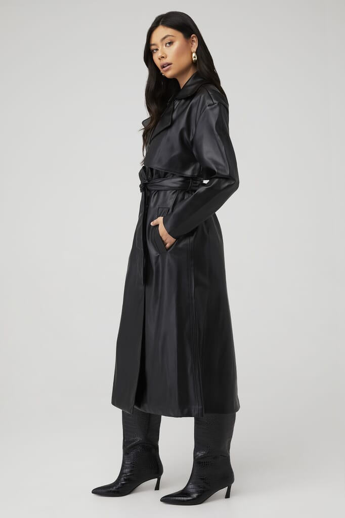 Blank NYC | Flashback Trench Coat in Flashback| FashionPass