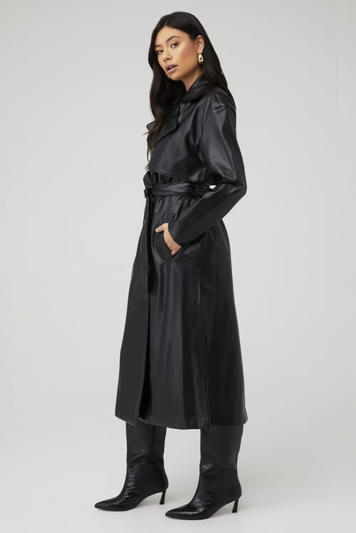 Blank NYC Flashback Trench Coat in Flashback FashionPass