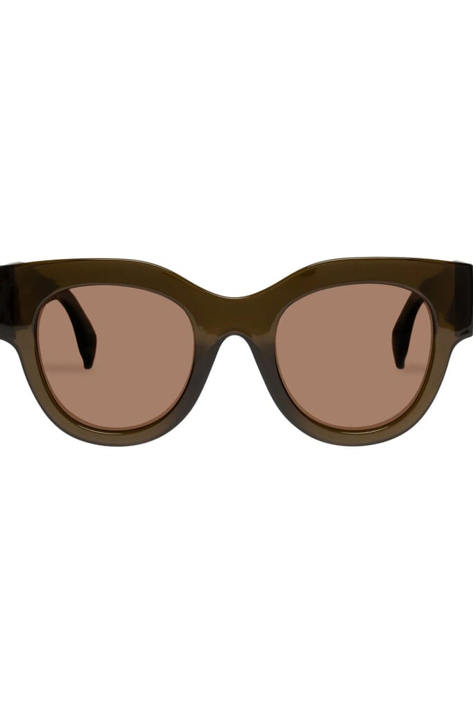 Le Specs | Float Away in Olive Brown| FashionPass