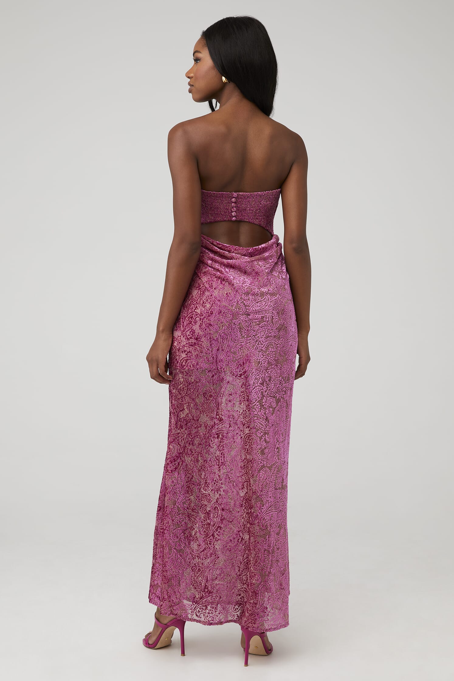 strapless open back dress Francesca Dress – Retrofete main image 0