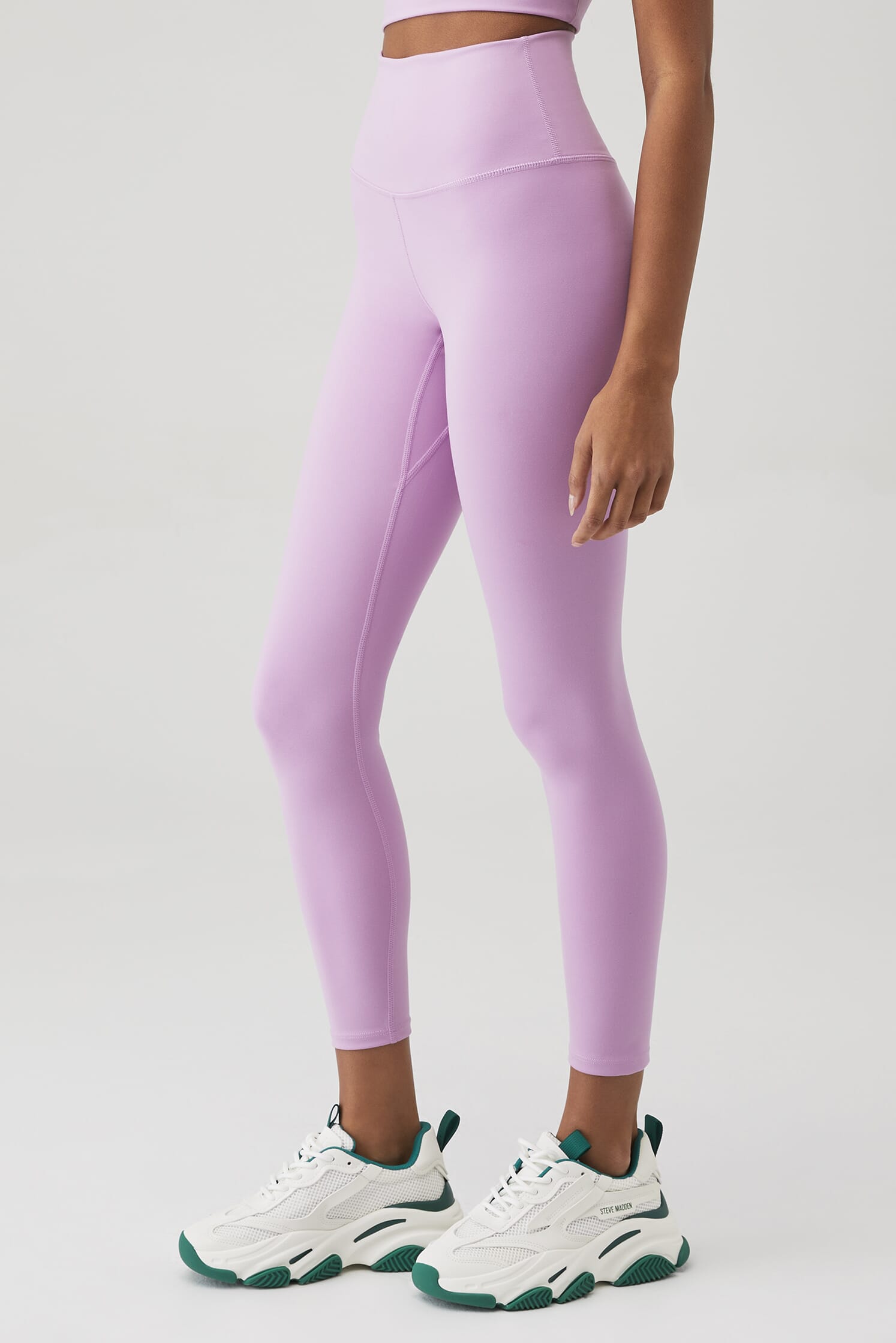 Varley Freesoft High Rise Legging 25 in Smokey Grape| FashionPass