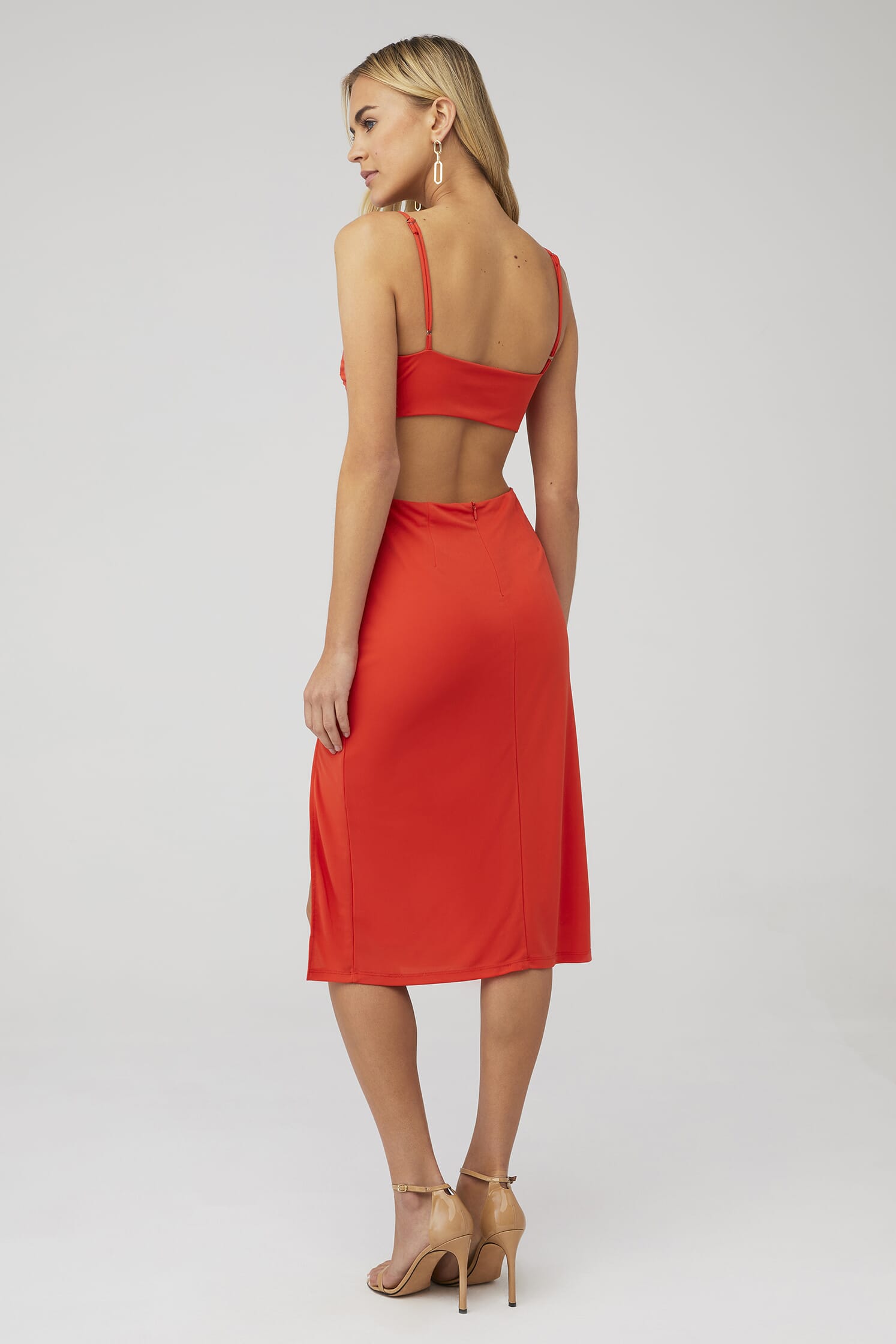 slim fit dress slacks Astr The Label Ascella Dress in Purple main image 0