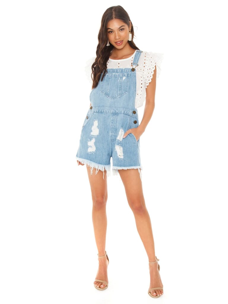 Show Me Your Mumu | Georgia Overalls in Tide| FashionPass