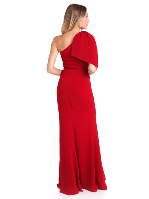 Dress the population one shoulder outlet gown