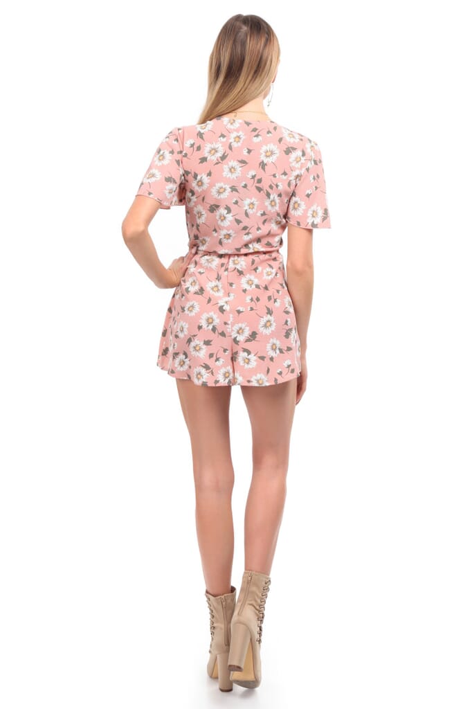 Show Me Your Mumu Gia Romper in Daisy Duke Floral Pebble