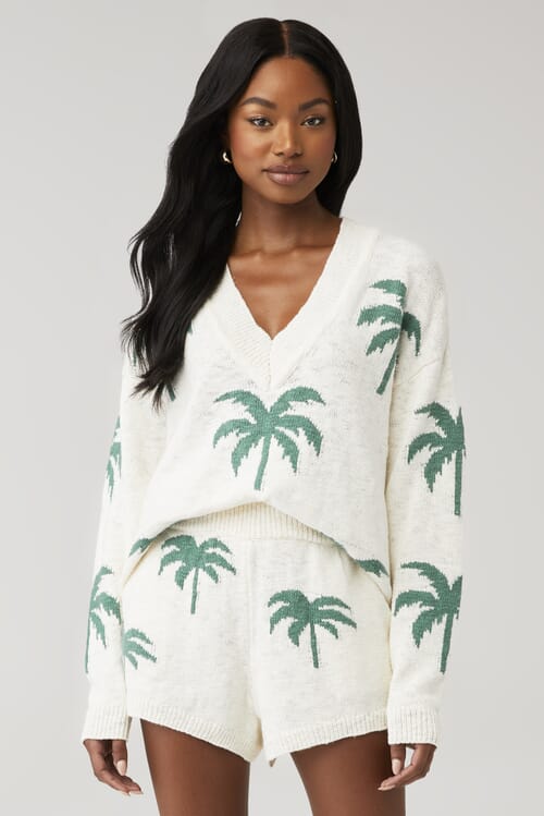 Show Me Your MuMu S Gilligan selling Sweater Palm Tree Knit