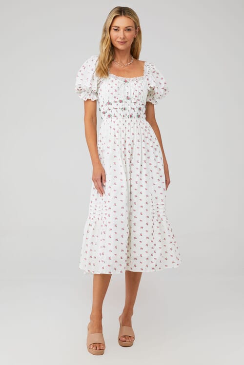 For love and outlet lemons botanic midi dress