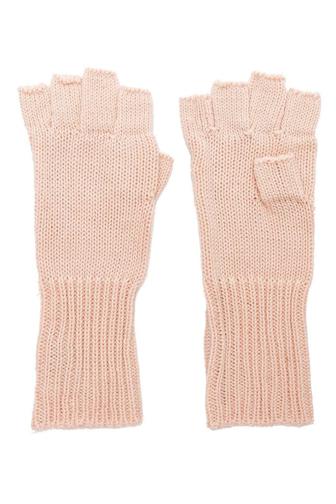 Michael Stars Give Me Some Cashmere Fingerless Gloves in Blush