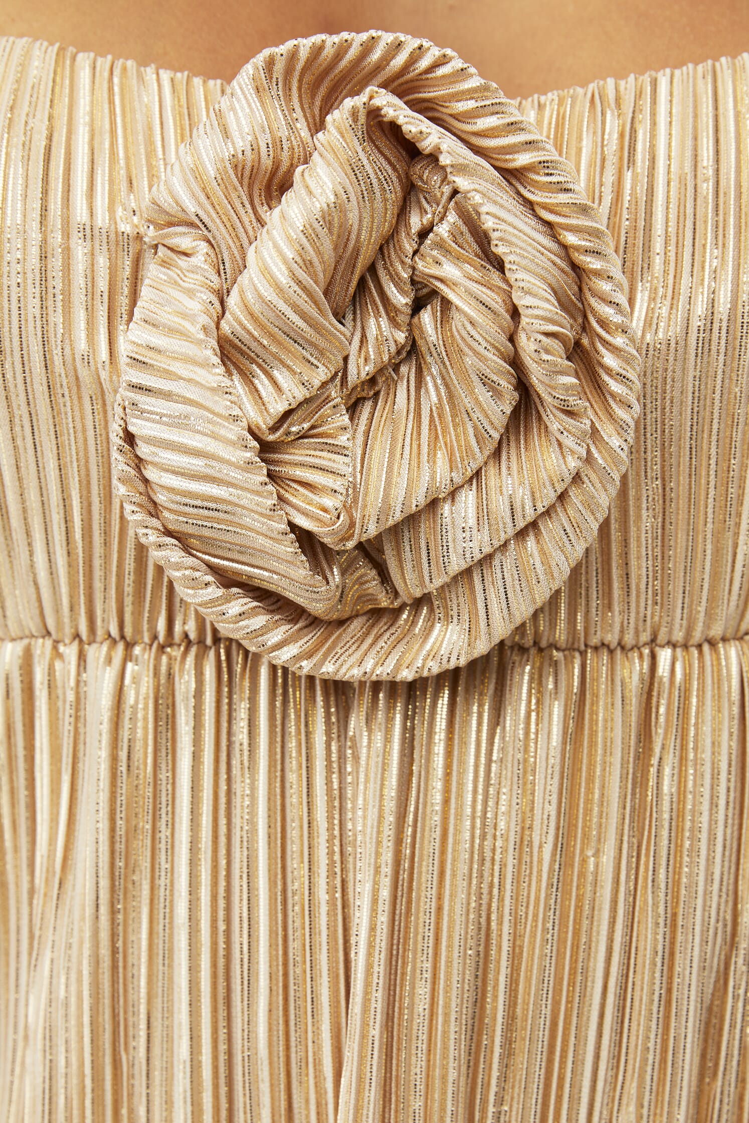 Show Me Your Mumu | Gno Mini Dress in Gold Pleat| FashionPass