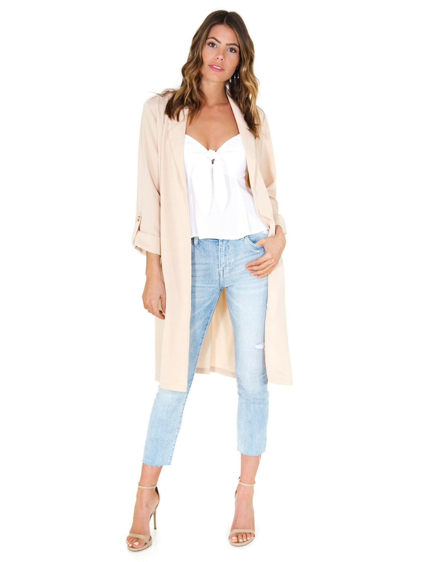 FashionPass Grace Trench in Cream