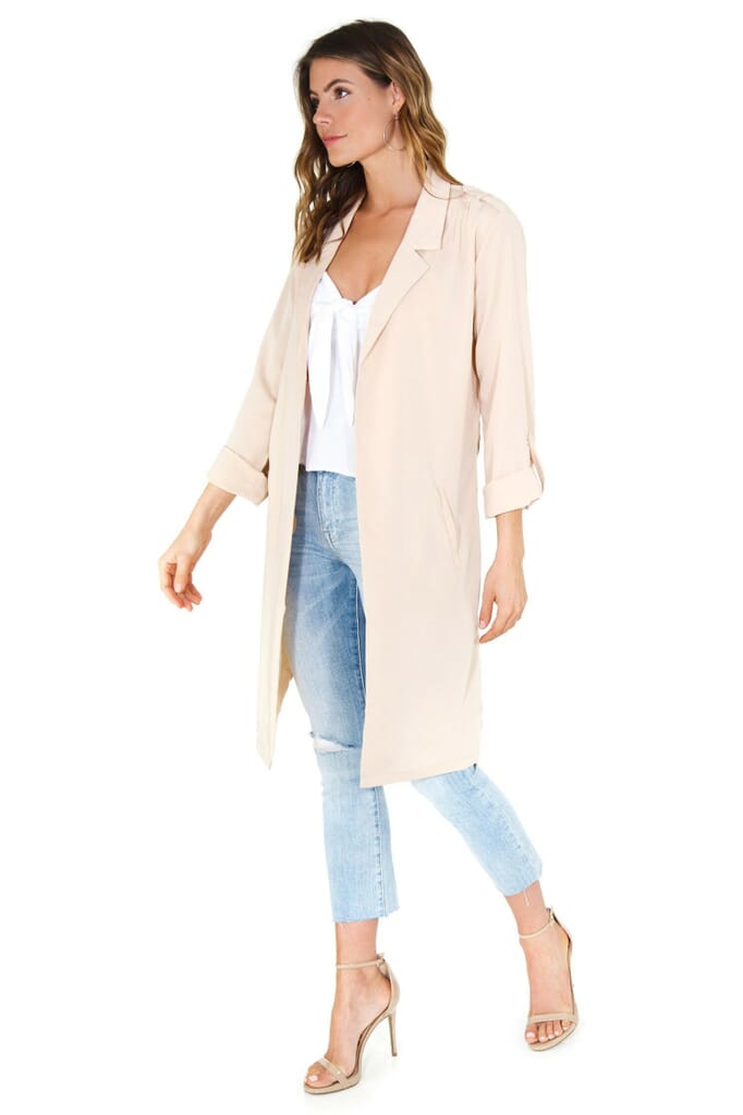 FashionPass Grace Trench in Cream