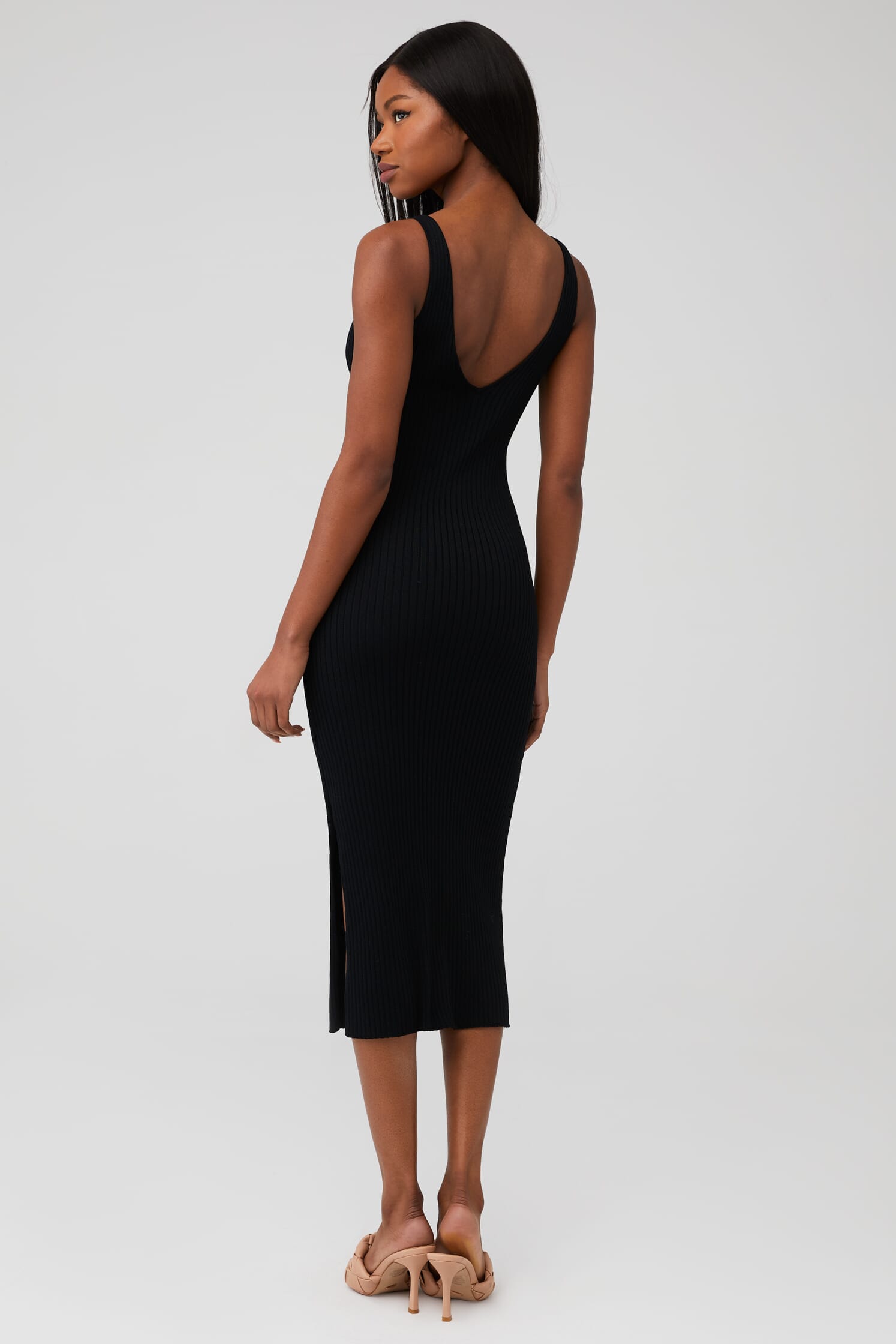 Line & Dot | Hall Sweater Dress in Black| FashionPass