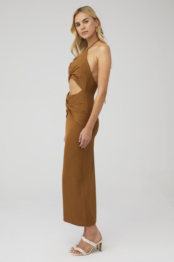 SIGNIFICANT OTHER Hallie Dress in Toffee FashionPass