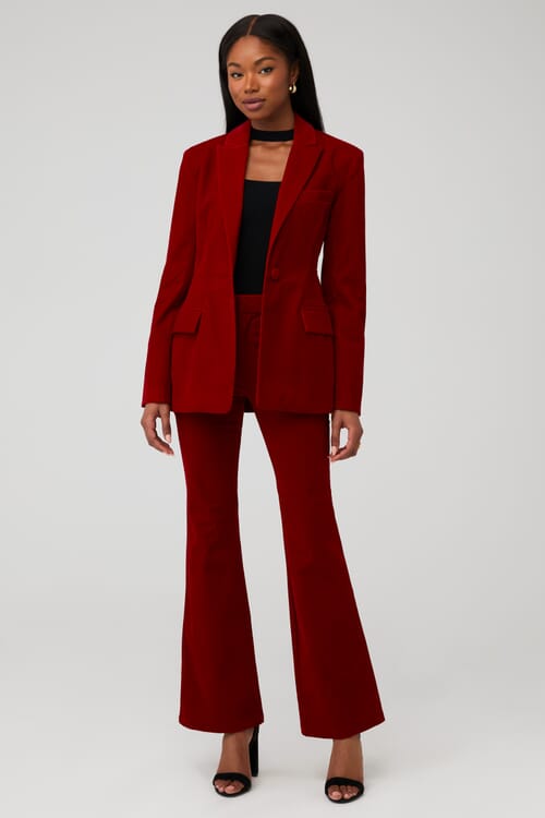 Steve Madden | Harlow Blazer in Medium Red| FashionPass