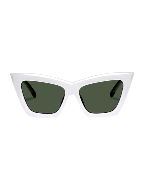 Le Specs | Hathor Alt Fit Sunglasses in White Khaki| FashionPass