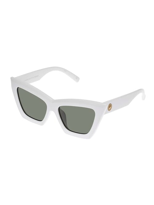 Le Specs | Hathor Alt Fit Sunglasses in White Khaki| FashionPass