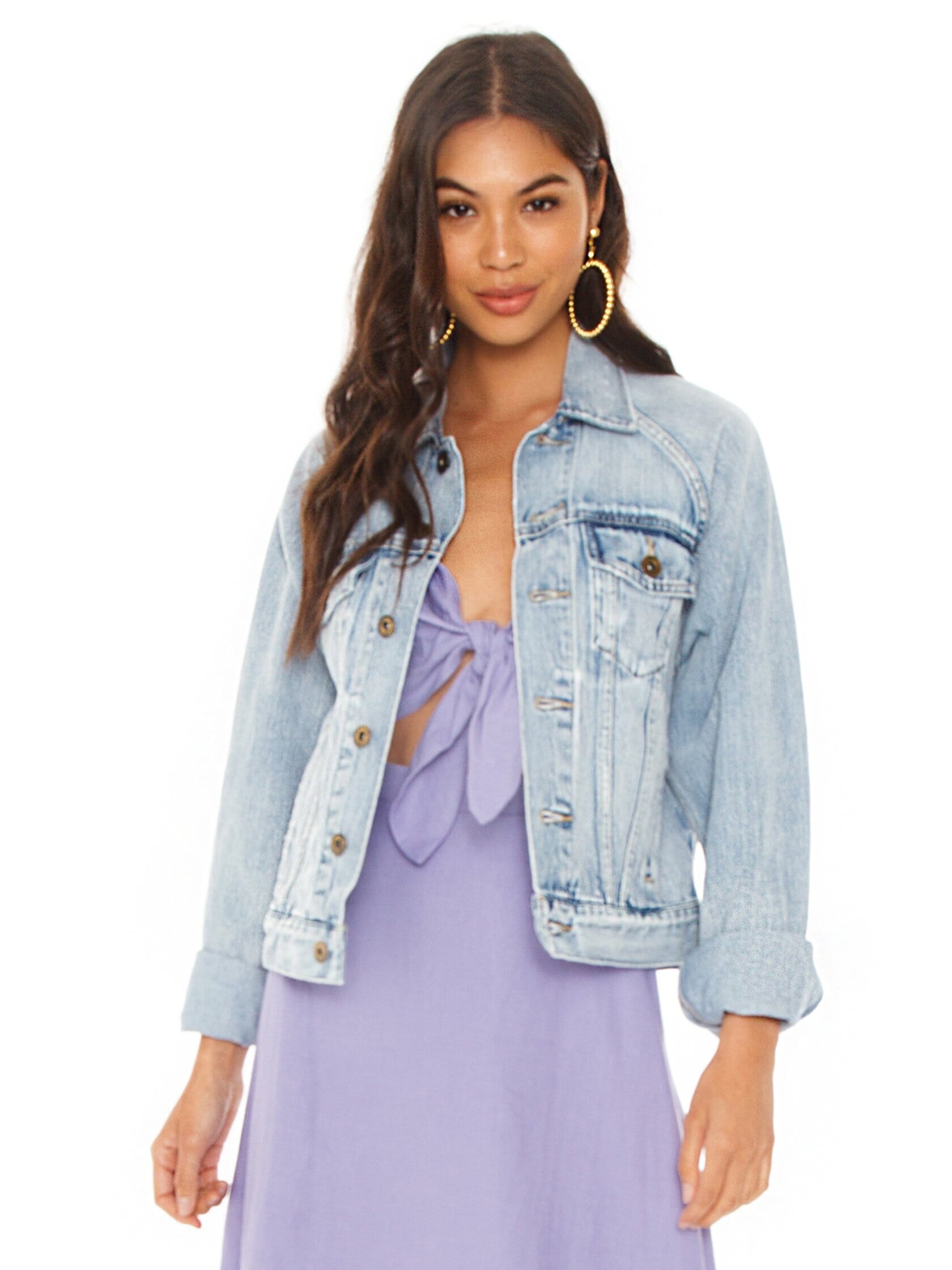 PISTOLA Hayden Raglan Denim Jacket in Collector FashionPass