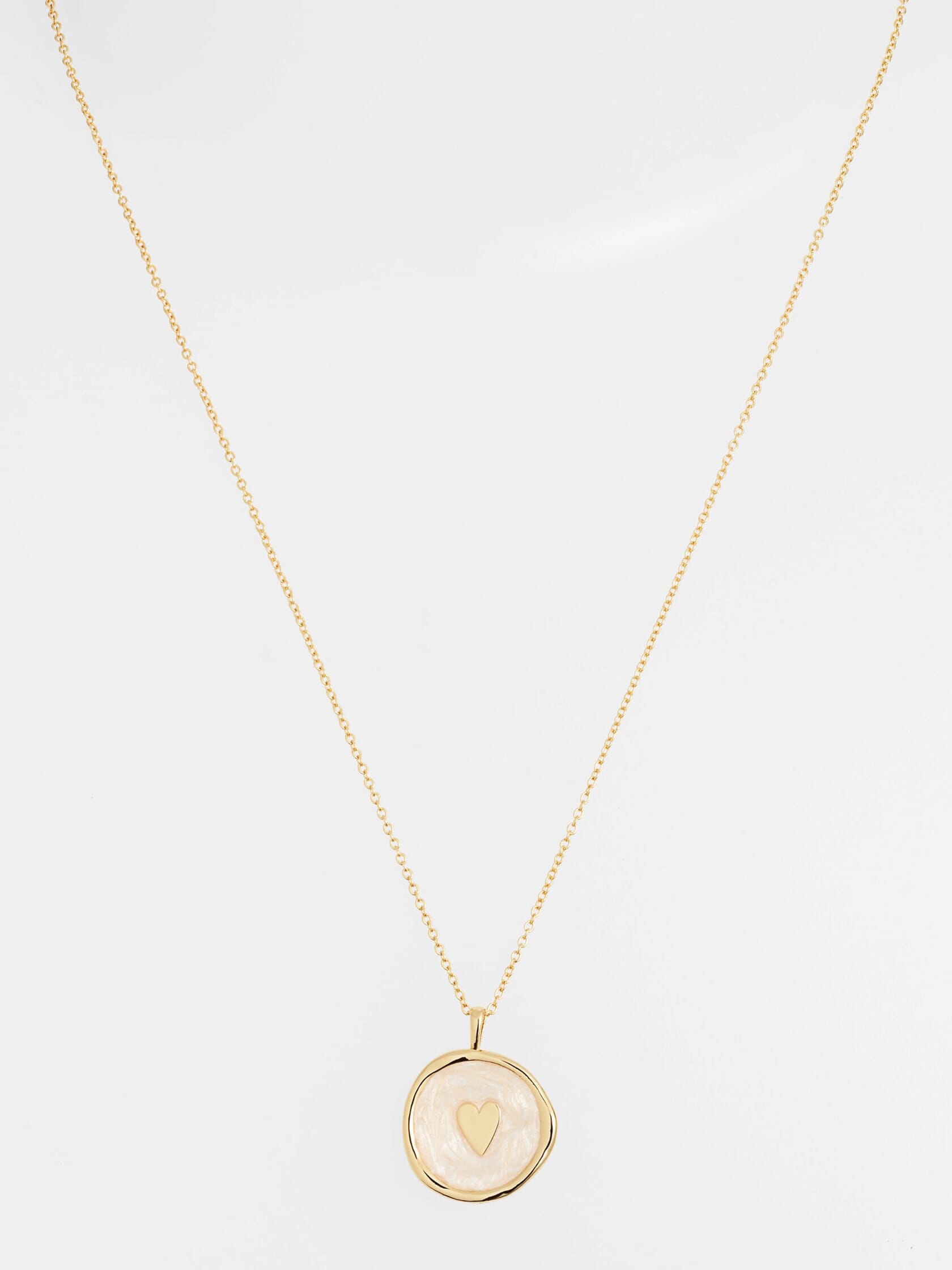 Gorjana | Heart Coin Necklace in Gold | FashionPass